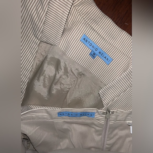 Designer Antonio Melani work Suit blazer skirt lot women’s size 10 - Picture 12 of 17